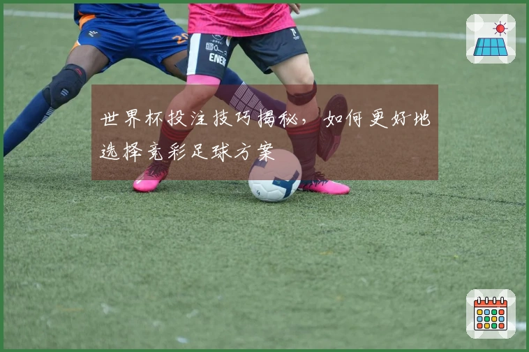 世界杯投注技巧揭秘，如何更好地选择竞彩足球方案