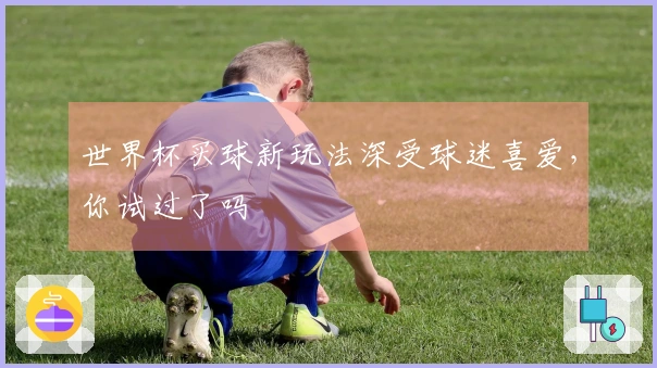 世界杯买球新玩法深受球迷喜爱，你试过了吗